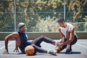 Ankle Sprains Common in Basketball Players